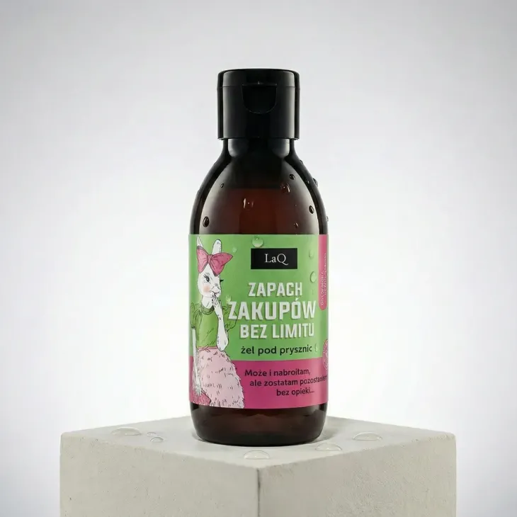 LaQ mini żel pod prysznic Zapach Zakupów Bez Limitu Kiwi i Winogrona 100 ml