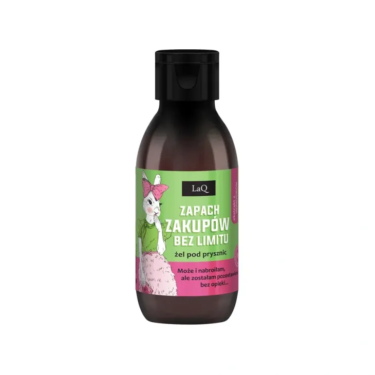 LaQ mini żel pod prysznic Zapach Zakupów Bez Limitu Kiwi i Winogrona 100 ml
