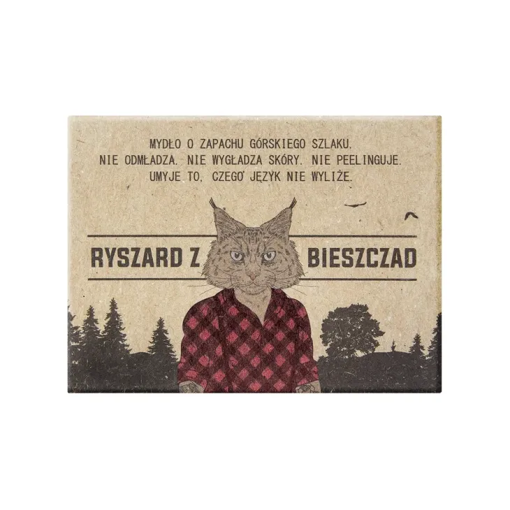 LaQ naturalne mydło w kostce dla mężczyzn Ryszard z Bieszczad 85 g