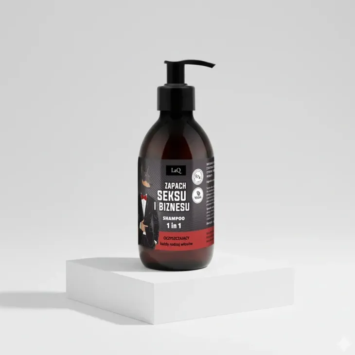 LaQ oczyszczający szampon do włosów dla mężczyzn Doberman Zapach Seksu i Biznesu 300 ml