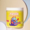 LaQ piasek musujący do kąpieli dla dzieci żółty Julek 190 g