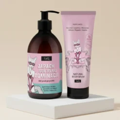 LaQ Zapach Subtelnej Dominacji zestaw kosmetyków dla kobiet żel pod prysznic 500 ml + balsam do ciała w tubie 200 ml