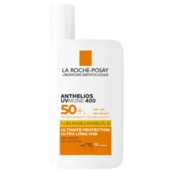 La Roche-Posay Anthelios UVMune 400 bezzapachowy niewidoczny fluid do twarzy na przebarwienia z bardzo wysoką ochroną SPF50+ 50 ml