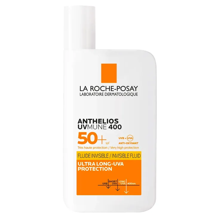 La Roche-Posay Anthelios UVMune 400 niewidoczny fluid do twarzy na przebarwienia z bardzo wysoką ochroną SPF50+ 50 ml