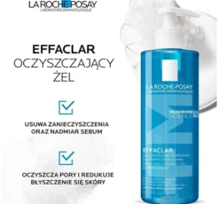 La Roche-Posay Effaclar żel oczyszczający do skóry tłustej i wrażliwej 400 ml