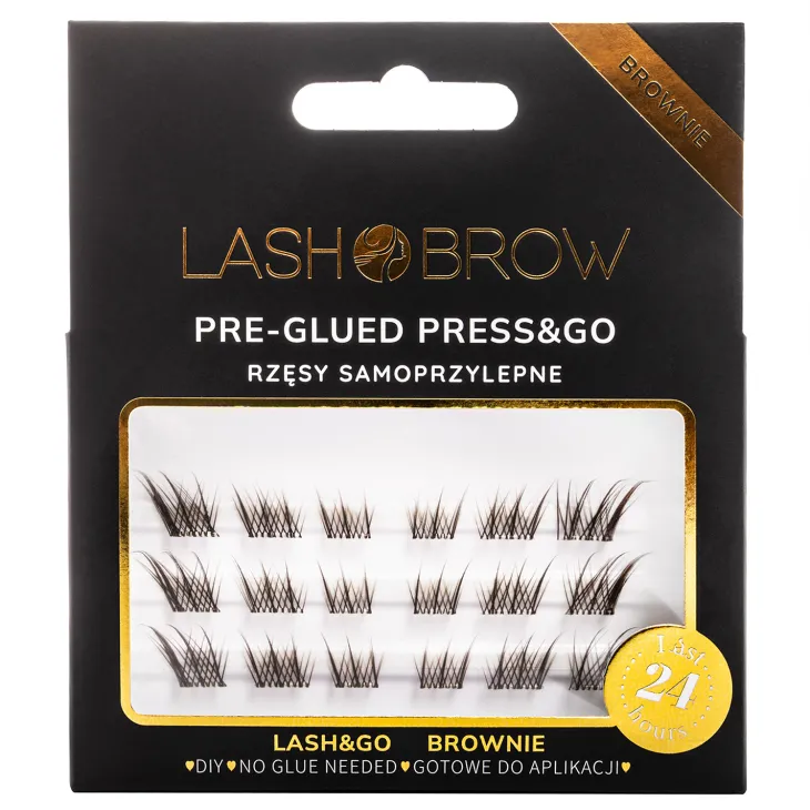 Lash Brow Press&Go rzęsy samoprzylepne Brownie Lashy 10/12/14