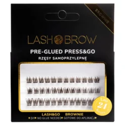 Lash Brow Press&Go rzęsy samoprzylepne Brownie Daily Natural 8/10/12