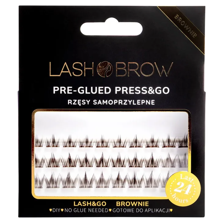 Lash Brow Press&Go rzęsy samoprzylepne Brownie Classy Night 8/10/12