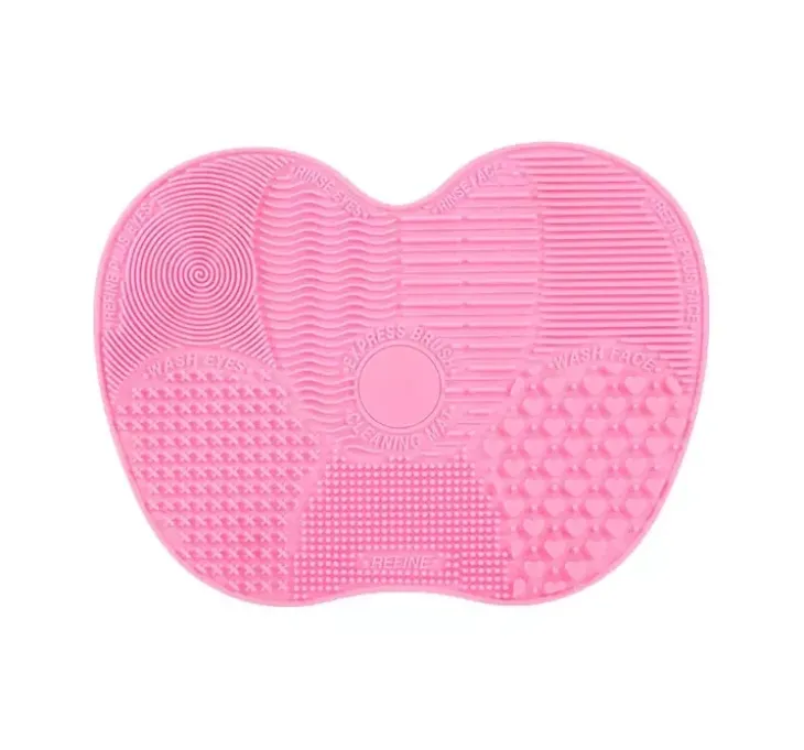 Lash Brow silikonowa mata do czyszczenia pędzli S różowa