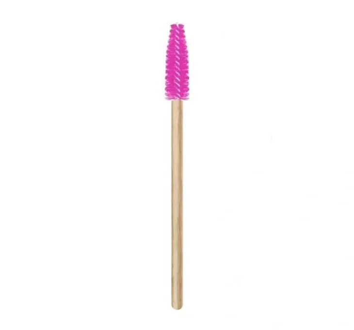 Lash Brow szczoteczka do rzęs i brwi w kształcie spirali różowa 1 sztuka