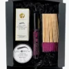 Lash Brow zestaw prezentowy kosmetyków do makijażu brwi i oczu stempel Neutral Brown 1 g + mydło do stylizacji 50 g + tusz do rzęs Mascara HD PRO 10 ml + szczoteczki-spiralki 10 sztuk