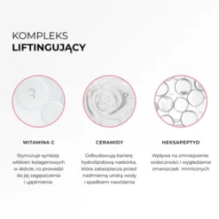 L'Biotica Home SPA Lifting Strefy Y ujędrniająca maska do twarzy łagodząca zaczerwienienia 1 sztuka