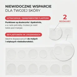 L'Biotica Home SPA punktowe plasterki na wypryski Redukcja Niedoskonałości 3 x 12 sztuk