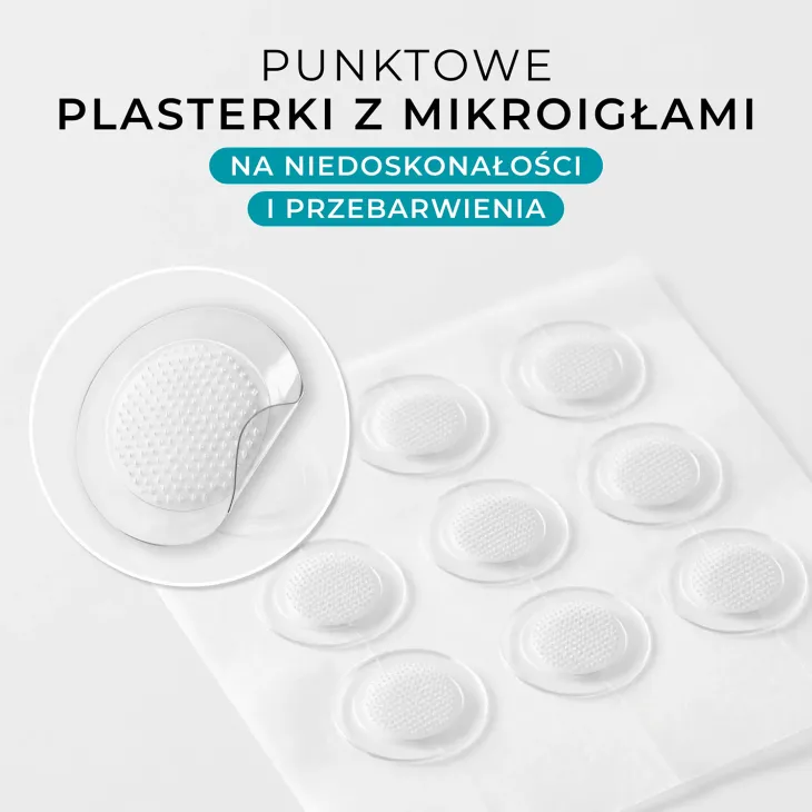 L'biotica hydrokoloidowe plasterki mikroigłowe na niedoskonałości i przebarwienia 18 sztuk