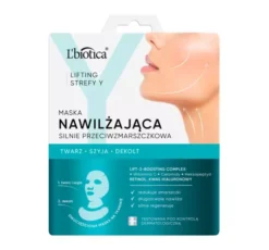 L'Biotica Lifting Strefy Y nawilżająca maska do twarzy silnie przeciwzmarszczkowa 1 sztuka