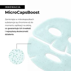 L'biotica maska kolagenowa z CICA i azulenem w mikrokapsułkach Ukojenie i redukcja zaczerwienień 1 sztuka