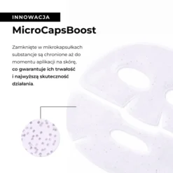 L'biotica maska kolagenowa z niacynamidem w mikrokapsułkach Rozświetlenie i wygładzenie 1 sztuka