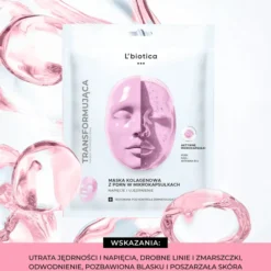 L'biotica maska kolagenowa z PDRN w mikrokapsułkach Napięcie i Ujędrnienie 1 sztuka