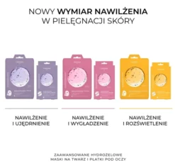 L'Biotica PGA Hydro Fusion Witamina C nawilżająco-rozświetlająca maska hydrożelowa do twarzy 1 sztuka
