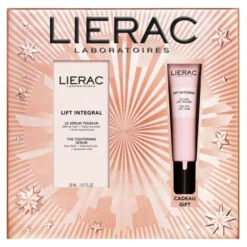 Lierac Lift Integral zestaw napinające serum do twarzy 30 ml + liftingujący krem pod oczy 15 ml