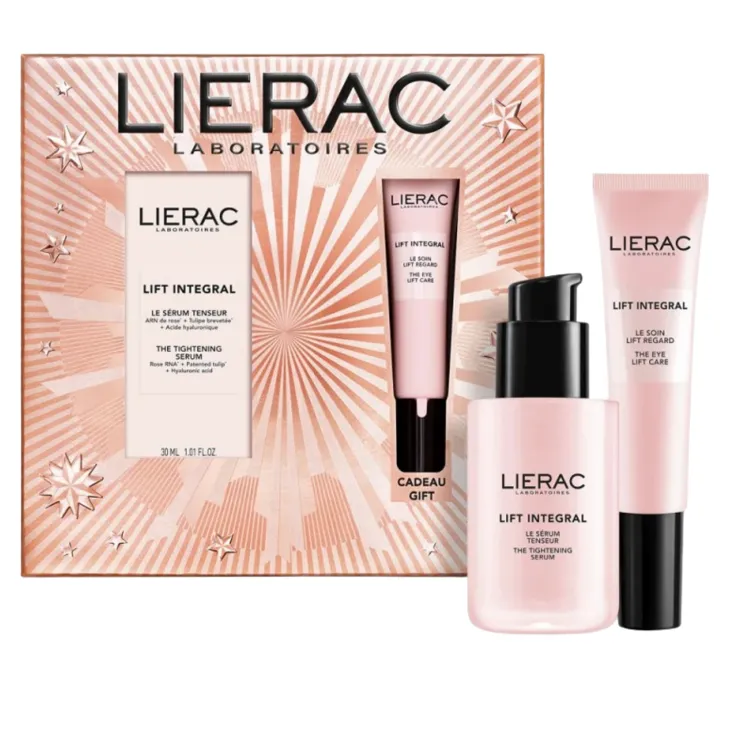 Lierac Lift Integral zestaw napinające serum do twarzy 30 ml + liftingujący krem pod oczy 15 ml