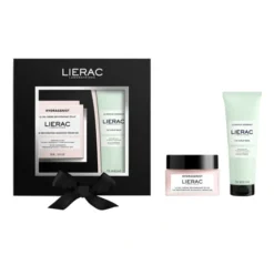 Lierac zestaw kosmetyków do pielęgnacji twarzy nawilżający krem do twarzy 50 ml + maska peelingująca 75 ml