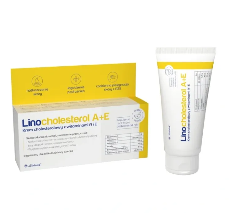 Linocholesterol A + E krem cholesterolowy z witaminami 50 ml