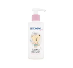 Linomag Emolienty żel do mycia ciała i głowy dla dzieci i niemowląt 200 ml
