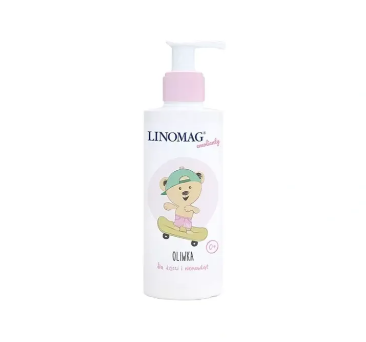 Linomag Emolienty oliwka dla dzieci i niemowląt 200 ml