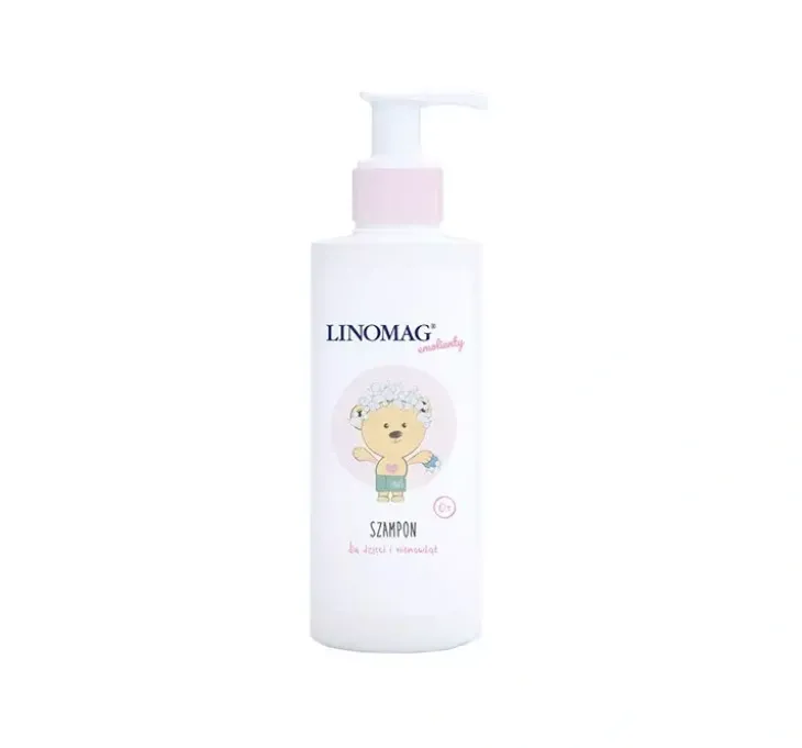 Linomag Emolienty szampon dla dzieci i niemowląt 200 ml