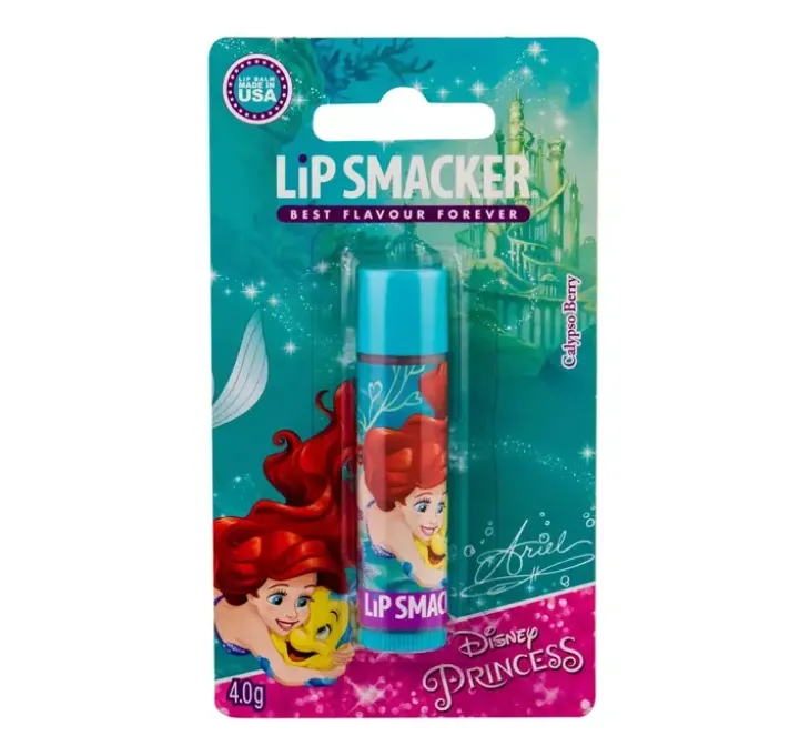 LIP SMACKER DISNEY PRINCESS ARIEL BALSAM DO UST CALYPSO BERRY 4G