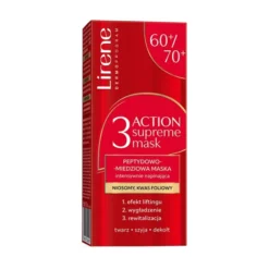 Lirene 3Action Supreme Mask peptydowo-miedziowa maska 60+/70+ 50 ml