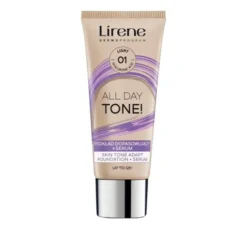 Lirene All Day Tone! podkład dopasowujący + serum 01 Light 30 ml