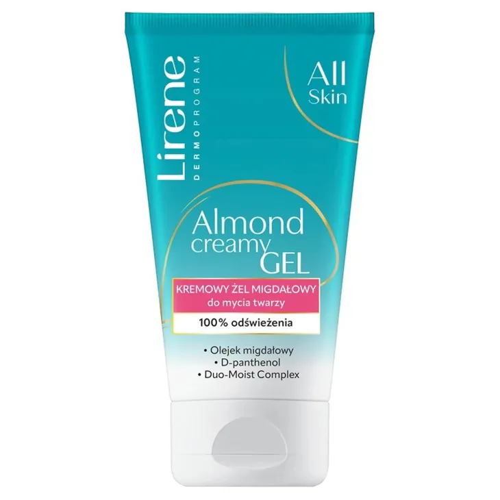 Lirene All Skin kremowy żel migdałowy do mycia twarzy 150 ml