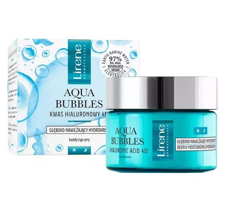 Lirene Aqua Bubbles głęboko nawilżający hydrokrem 50 ml