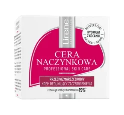 Lirene Cera Naczynkowa przeciwzmarszczkowy krem redukujący zaczerwienienia na dzień i noc 50 ml