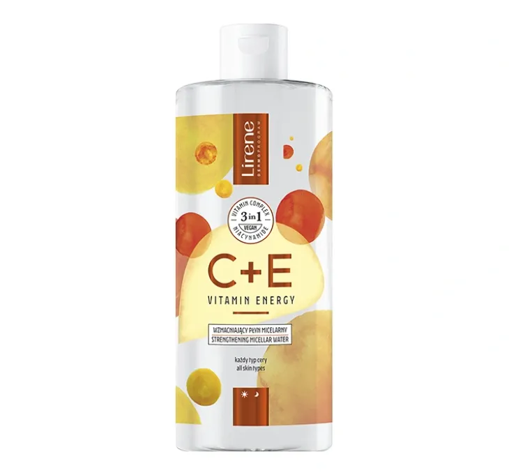 Lirene C + E Vitamin Energy wzmacniający płyn micelarny 3w1 400 ml