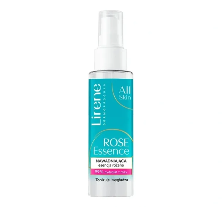 Lirene Dermoprogram All Skin Rose Essence nawadniająca esencja różana 100 ml