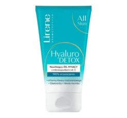 Lirene Dermoprogram All Skin Hyaluro Detox nawilżający żel myjący z mikrokapsułkami witaminy E 150 ml