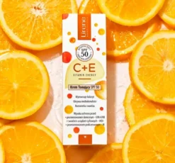 Lirene Dermoprogram C+E Vitamin Energy tonujący krem do twarzy SPF50 30 ml