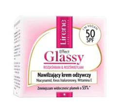 Lirene Effect Glassy nawilżający krem odżywczy SPF50 50 ml