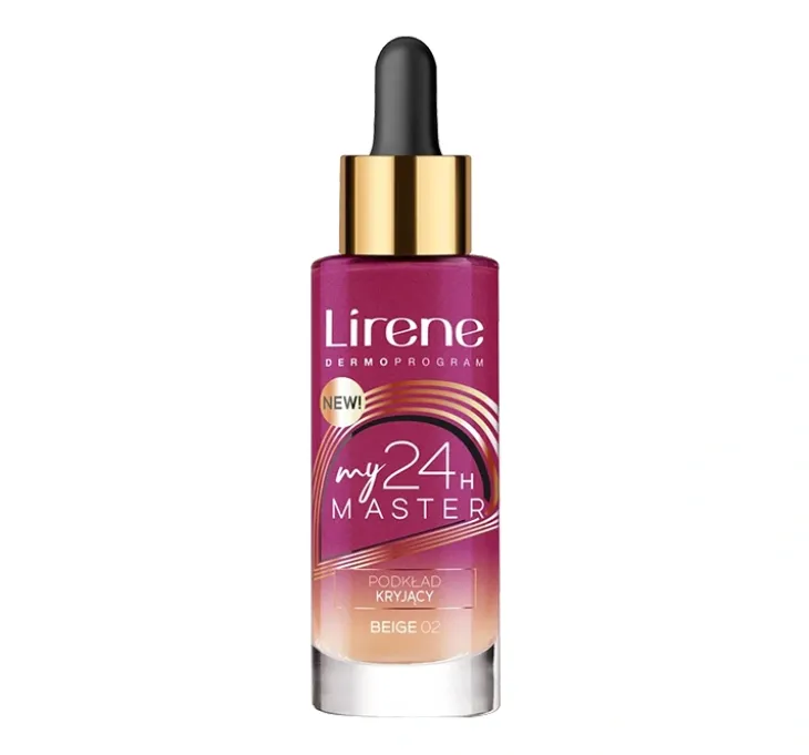 Lirene My Master kryjący podkład do twarzy 02 Beige 30 ml