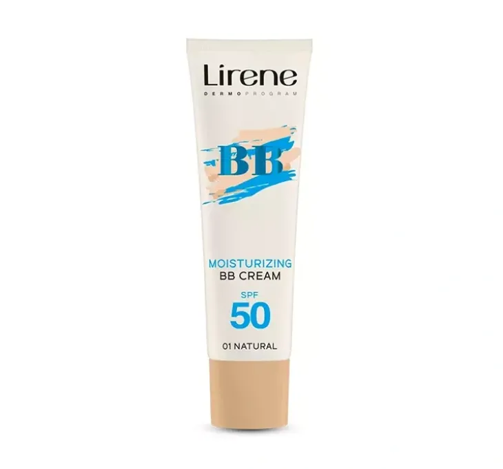 Lirene Nawilżający krem koloryzujący BB SPF50 01 Natural 30 ml