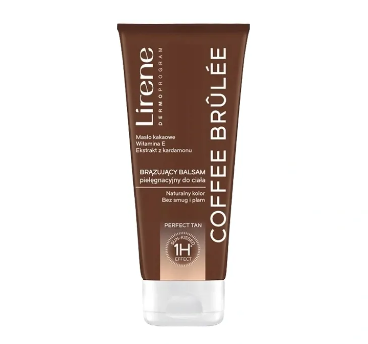 Lirene Perfect Tan brązujący balsam do ciała Coffee Brulee 200 ml