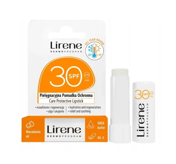 Lirene pielęgnacyjna pomadka ochronna SPF30 4,6 g