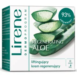 Lirene Regenerating Aloe liftingujący krem regenerujący do twarzy 50 ml