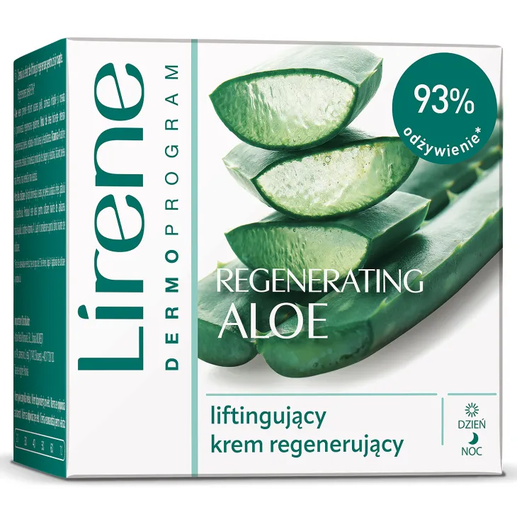 Lirene Regenerating Aloe liftingujący krem regenerujący do twarzy 50 ml