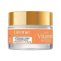 Lirene Rich Vitamin Intense liftingujący krem ultraodżywczy z witaminami na dzień SPF20 50+ 50 ml