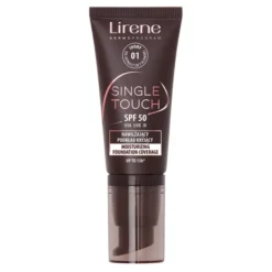 Lirene Single Touch nawilżający podkład kryjący SPF50 01 Ivory 30 ml