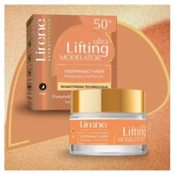 Lirene Ultra Lifting Modelator ujędrniający krem korygujący zmarszczki na noc 50+ 50 ml